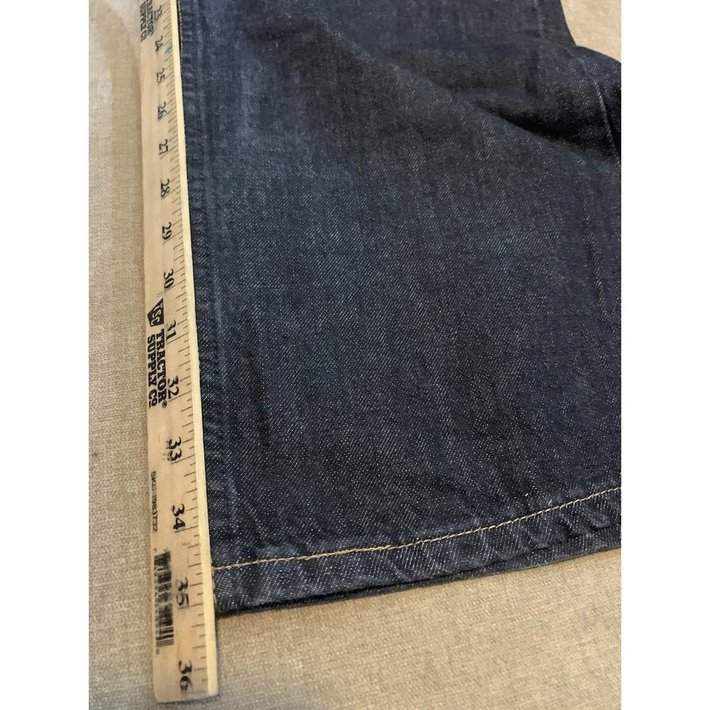 Mens 36x34 Nautica Baggy Loose Jeans Y2K Skater Grunge‎ Dark Wash Jeans